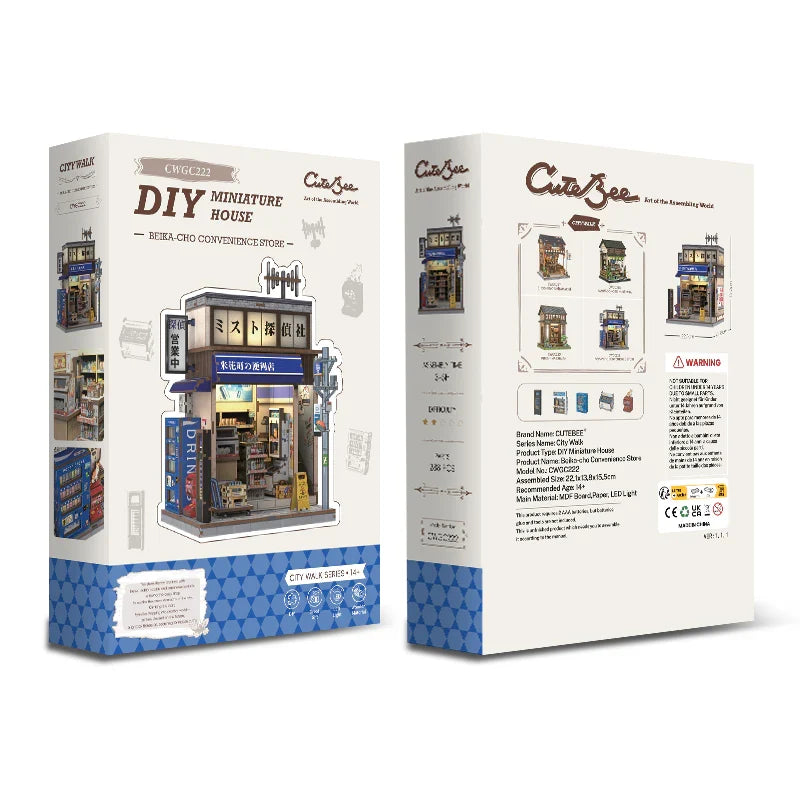 CUTEBEE DIY Miniature House | Beika-cho Convenience Store