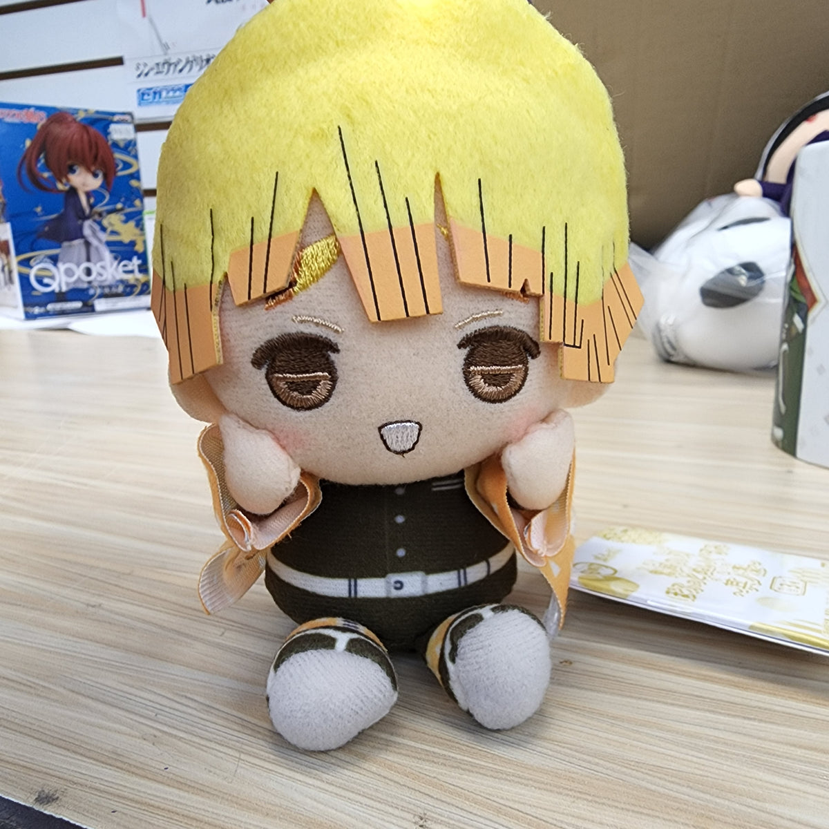 Demon Slayer Zenitsu Agatsuma Plush - Bofuto Meigurumi Japanese Anime Plushie