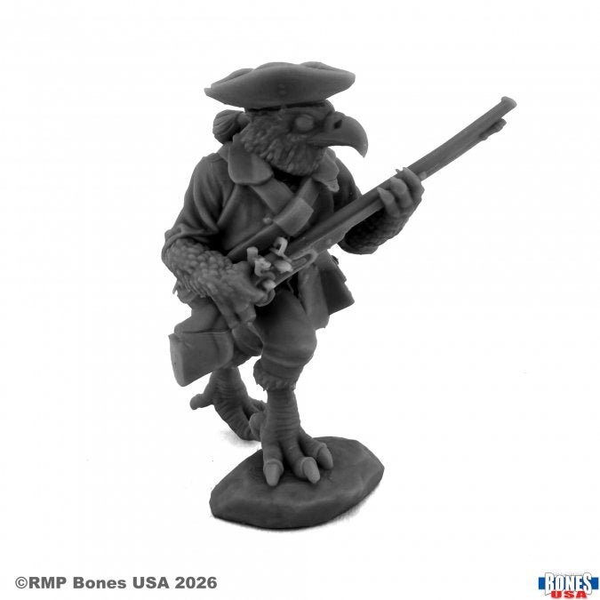 Reaper Bones Legends: Samuel Baldwin Raptorkin Minuteman