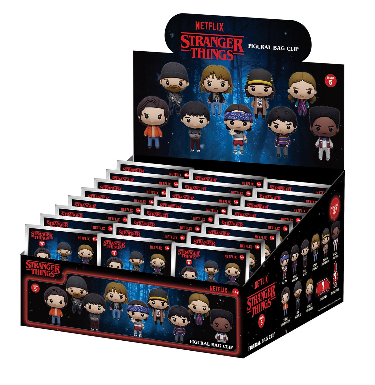 Stranger Things 3D Foam Bag Clip, Series 5