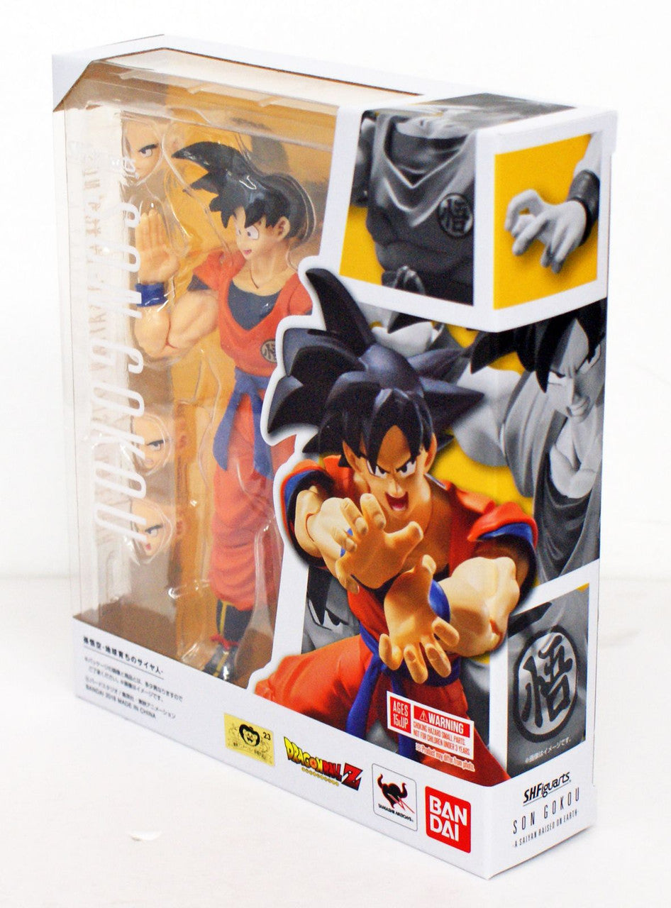 Son Goku S.H.Figuarts Figure | A Saiyan Raised on Earth | Dragon Ball Z | Bandai Spirits