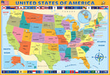 Puzzle: Educational Charts for Kids - Map of the US