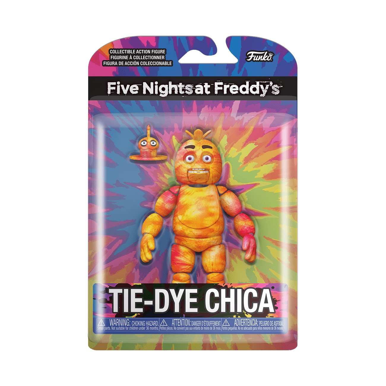 Action Figure 5" Five Nights at Freddy's Tie-Dye - Chica