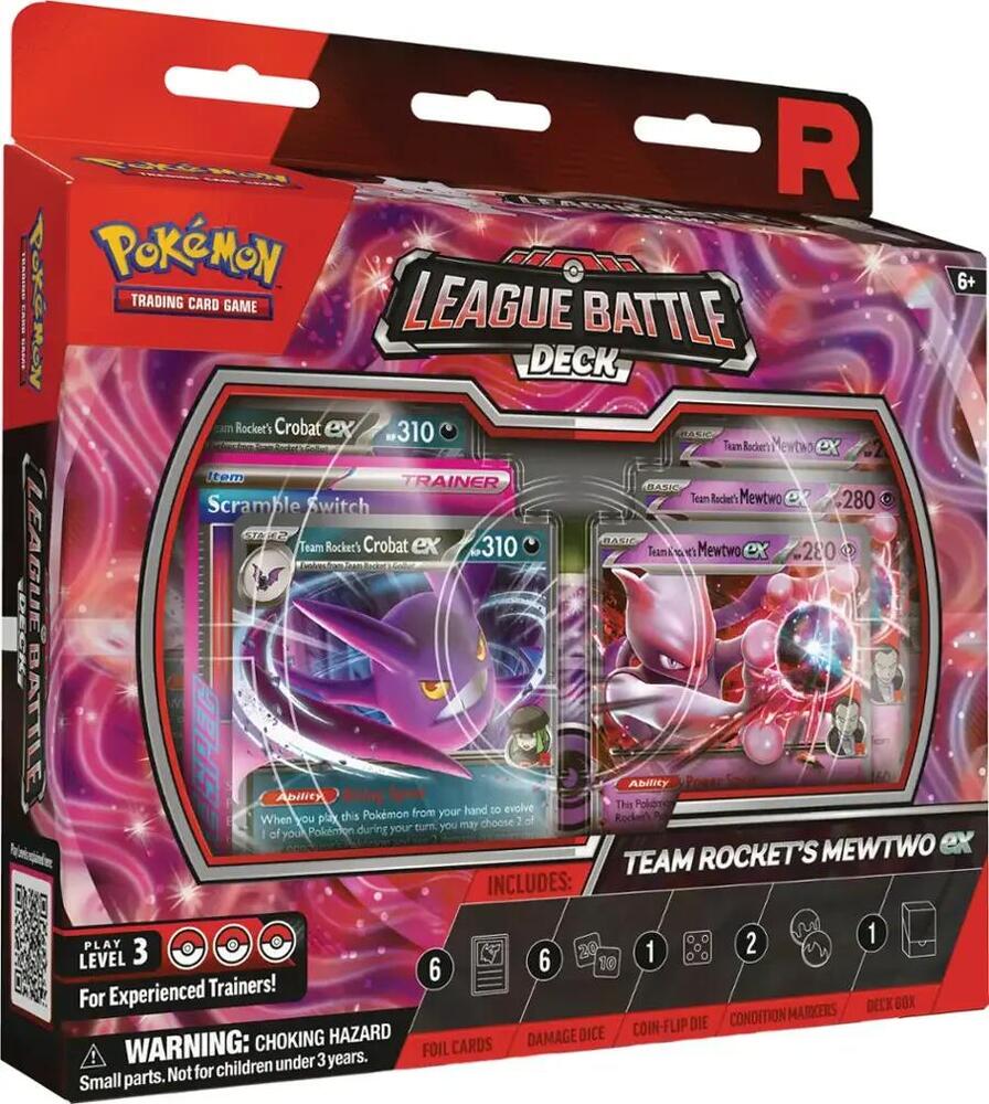 Pokemon TCG: Team Rocket's Mewtwo ex League Battle Deck