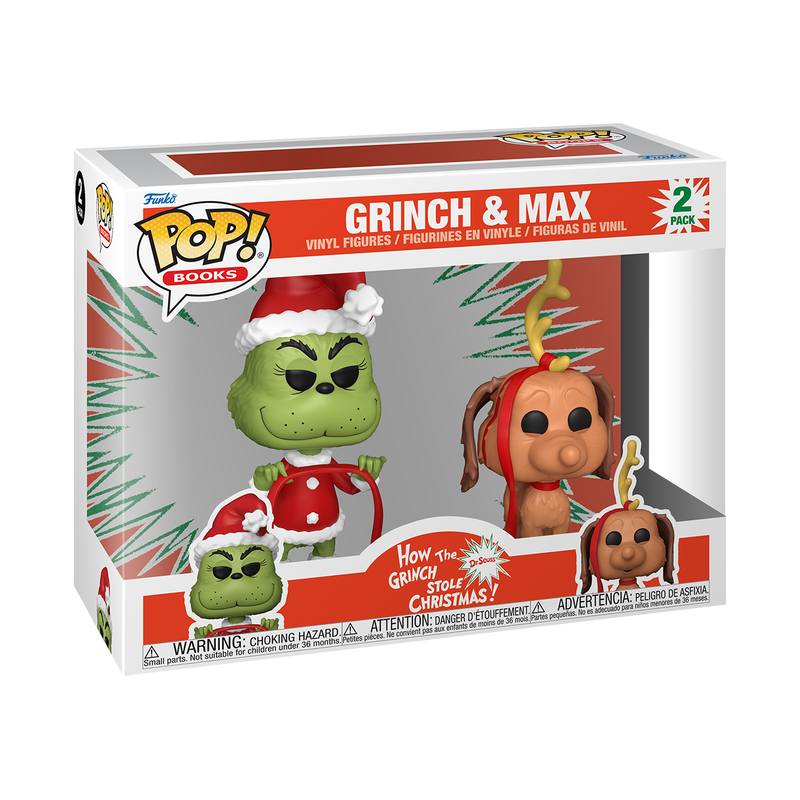 POP! Books: HTGSC- Grinch w/ Max 2PK