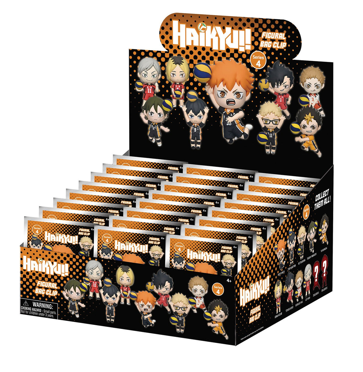 Haikyuu!! 3D Foam Bag Clip Series 4 Blind Bag - Official Anime Keychain