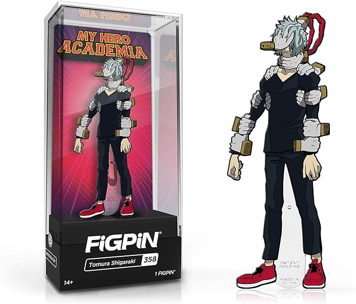 My Hero Academia Tomura Shigaraki FiGPiN Enamel Pin #358