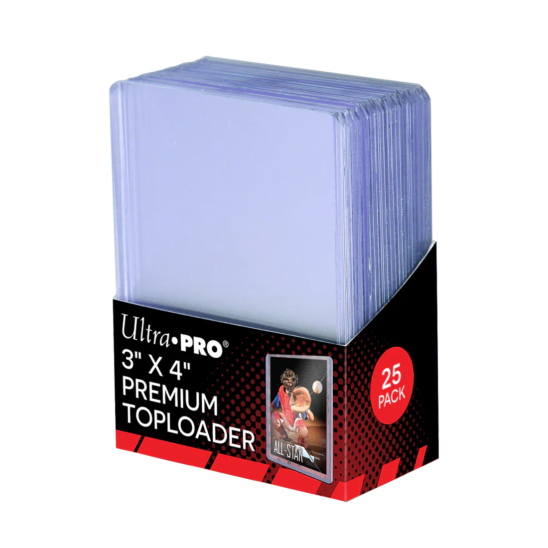 3" x 4" Ultra Clear Premium Toploaders (25ct)