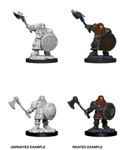 D&D: Nolzur's Marvelous Miniatures - Dwarf Male Fighter