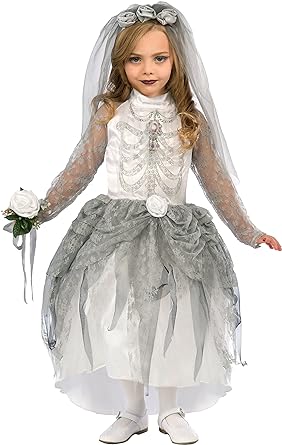 Girls Skeleton Bride Costume