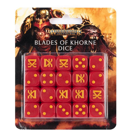 Warhammer: Blades of Khorne - Dice Set (2023)