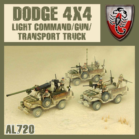 DUST 1947: Desert Scorpions Command/Phaser Gun/Transport Truck