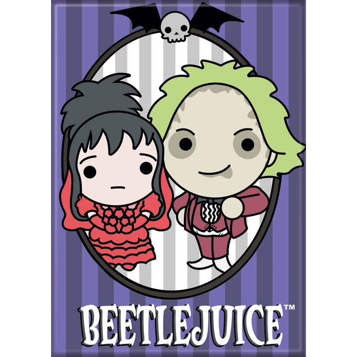 Beetlejuice: Beetlejuice and Lydia Chibi Magnet