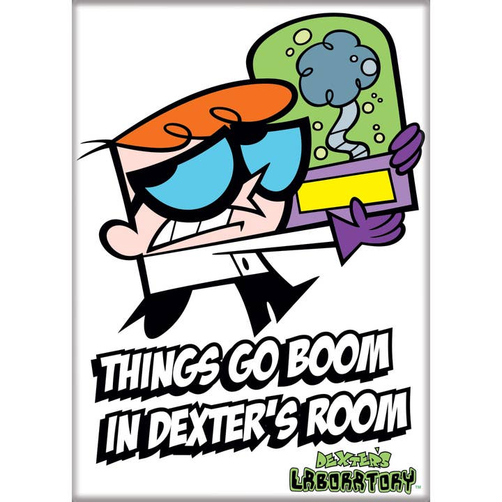 Dexter's Lab: Things Go Boom Magnet