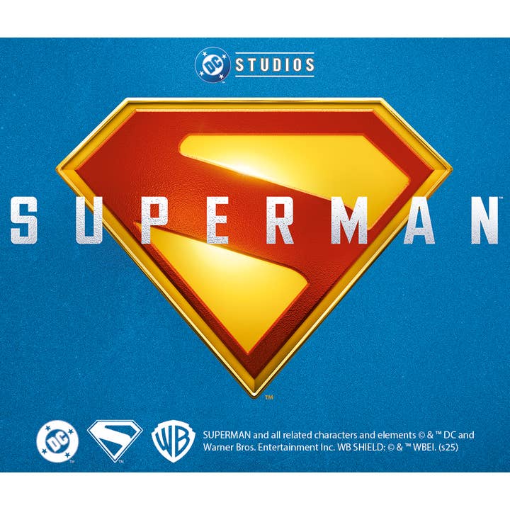 Superman 2025: Superman Flying Die Cut Vinyl Sticker - 3"