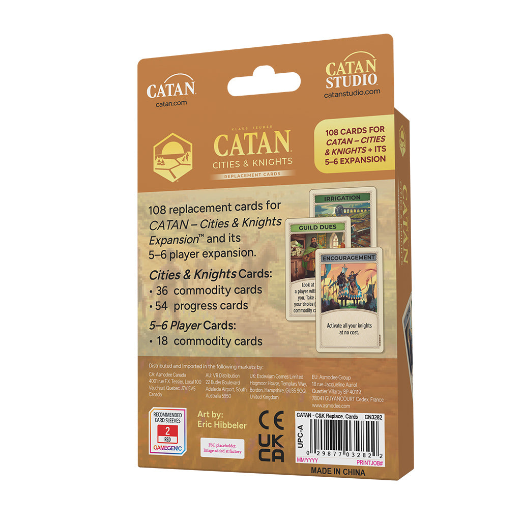 Catan: Cities &amp; Knights Replacement Cards – The Halloween Spot