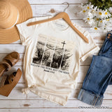 Follow the Word Not the Herd Highland Cow T-Shirt, Isaiah 8:11-13 Bible Verse Christian Tee