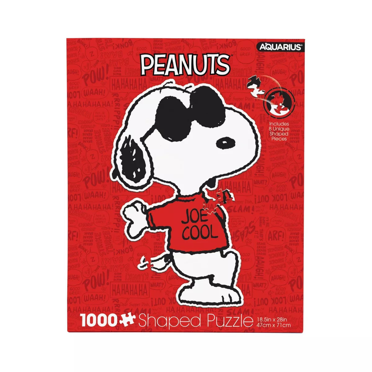 Aquarius Puzzles: Peanuts Joe Cool Shaped 1000 Piece Jigsaw Puzzle