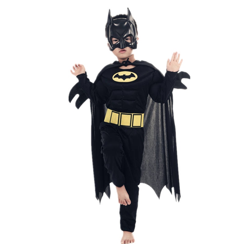 Batman Costume With Mask For Kids