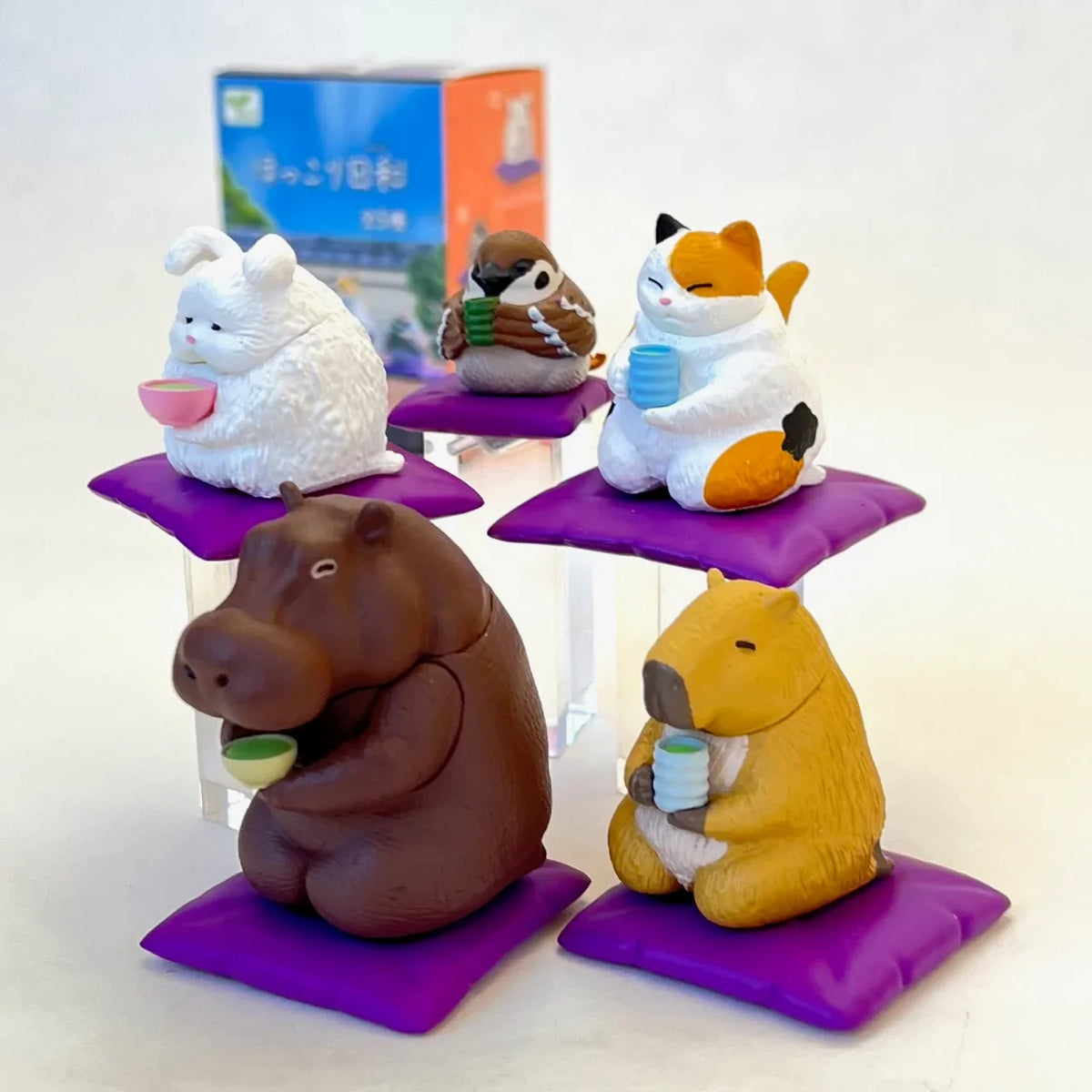 TEA TIME ANIMALS FIGURINE BLIND BOX (1 Blind Box)