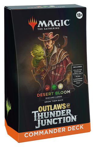 Magic: the Gathering - Outlaws of Thunder Junction Commander Deck - Desert Bloom