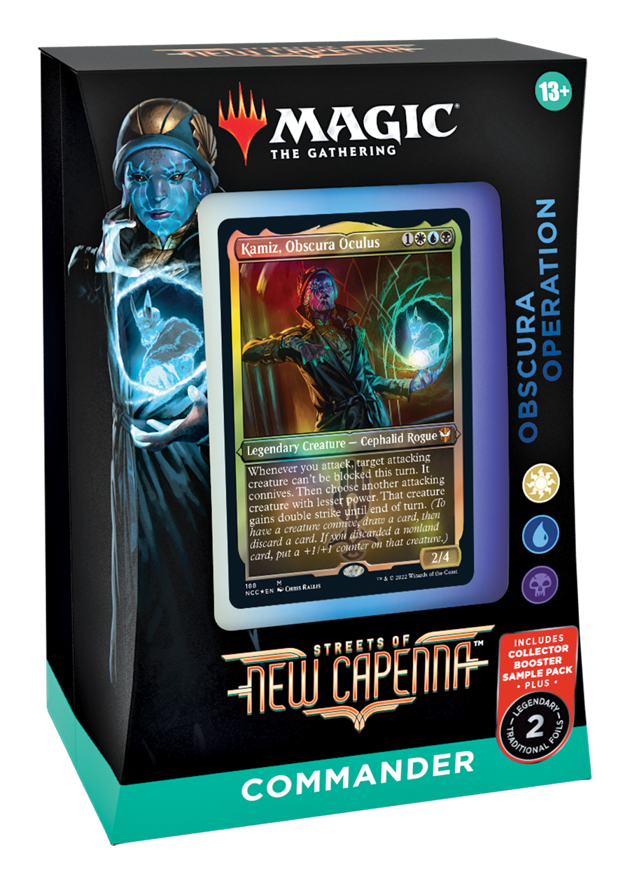 Magic: the Gathering - Streets of New Capenna Commander Deck - Obscura Operation (White-Blue-Black)