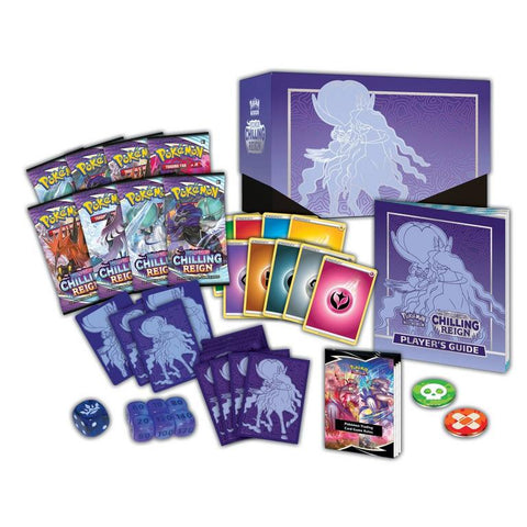 Pokemon: Sword & Shield - Chilling Reign Elite Trainer Box - Shadow Rider Calyrex VMAX