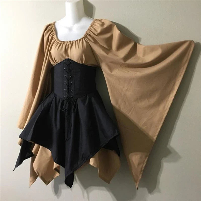 Renaissance Vintage Palace Victoria Medieval Costume Women Halloween