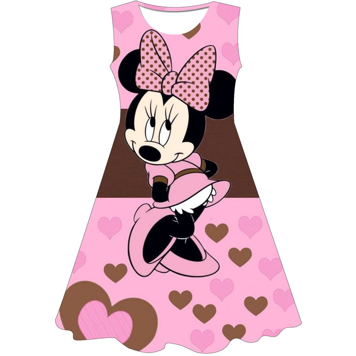 Cute Minnie Mouse Dress for Girls