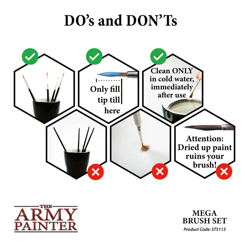 Army Painter Tools: Wargamer Brush - Large Vehicle & Scenery