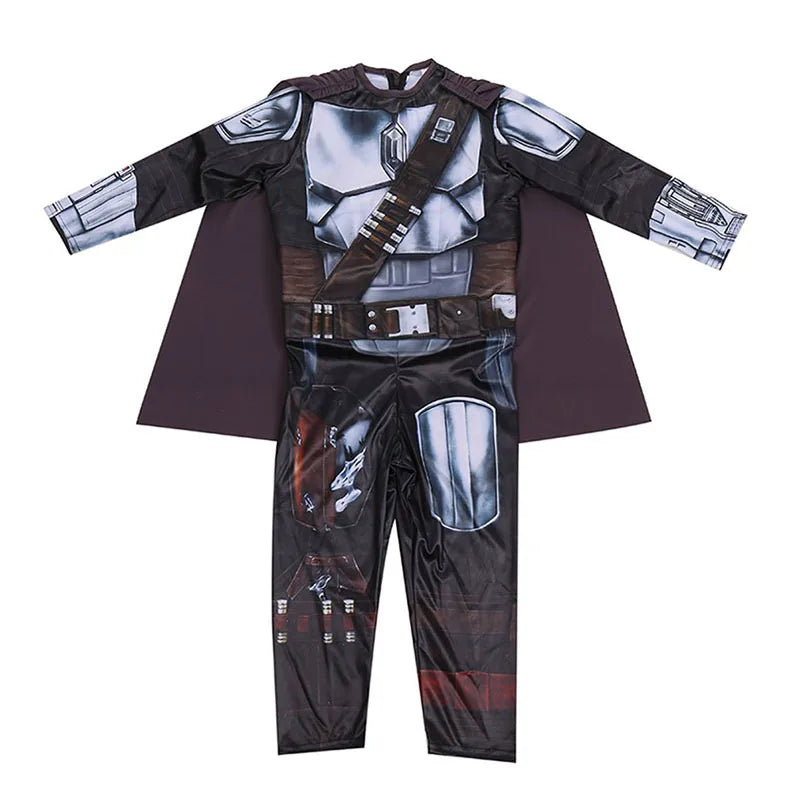 The Mandalorian Cosplay Costume Kids Bodysuit Star Wars