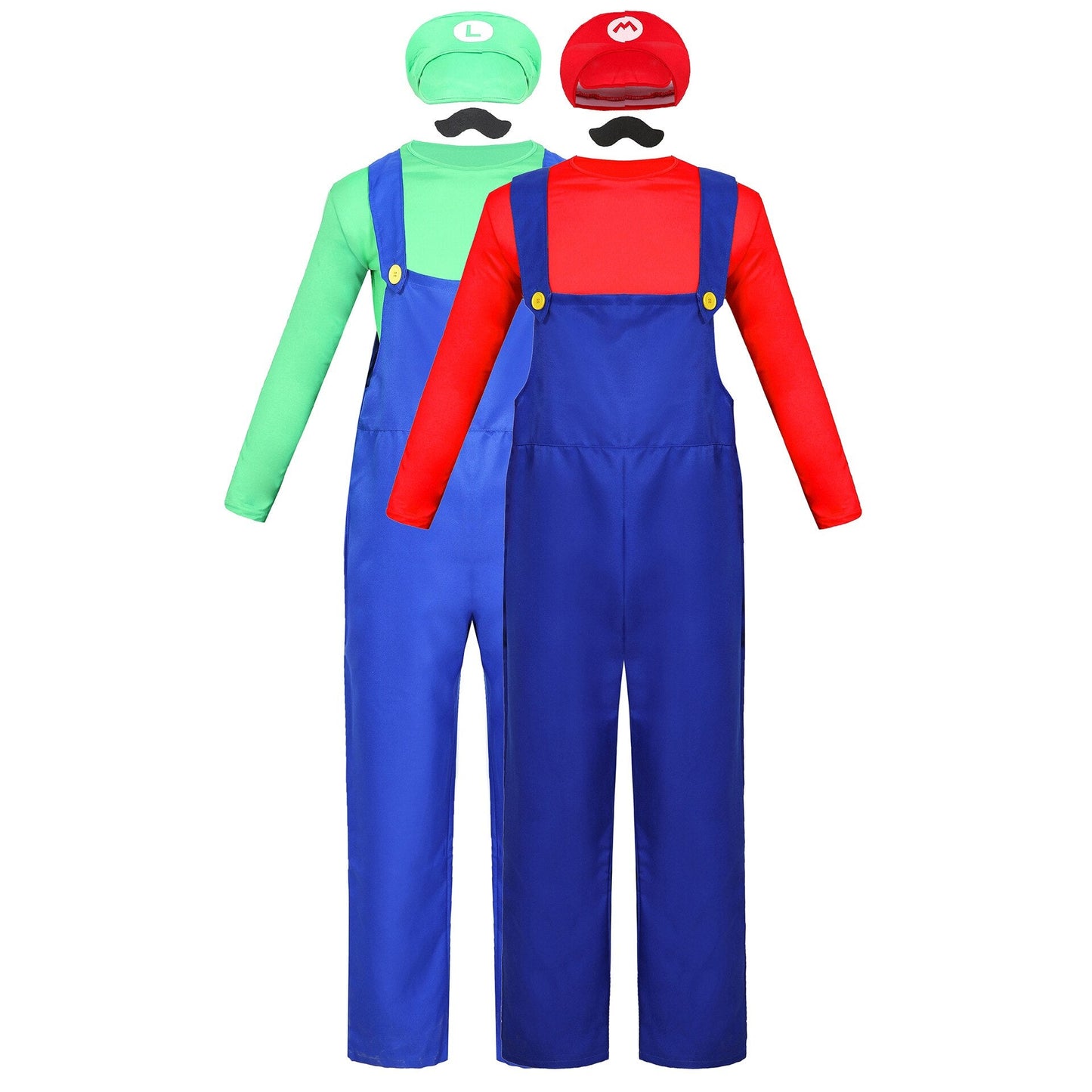 Super Game Cosplay Costume Luigi Bros Plumber