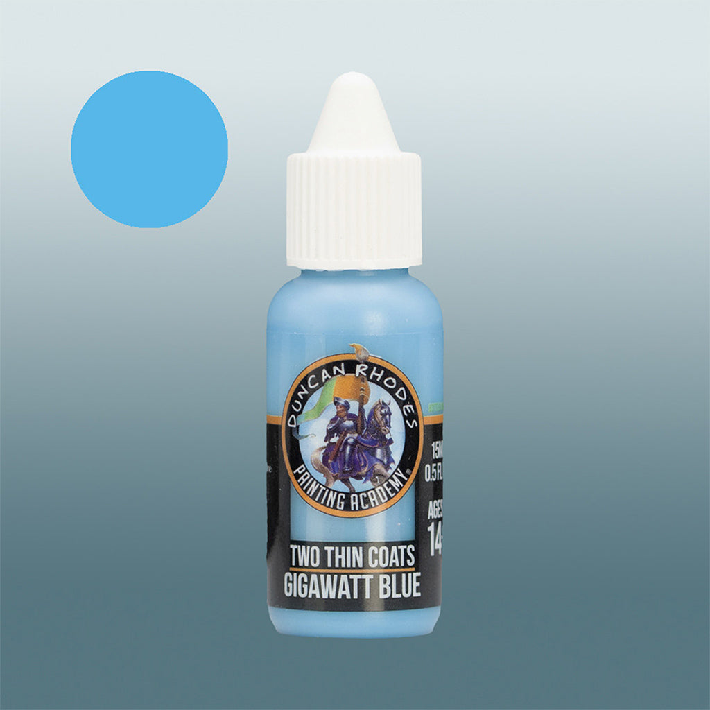 Two Thin Coats Bright: Gigawatt Blue