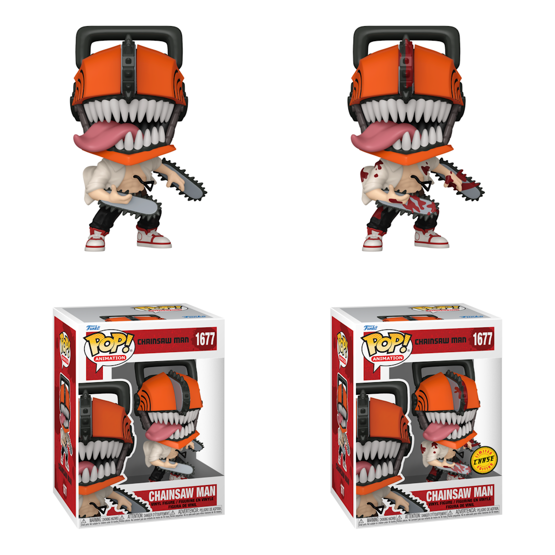 (PRE-ORDER) POP! Animation: Chainsaw Man - Chainsaw Man (Chase Bundle)