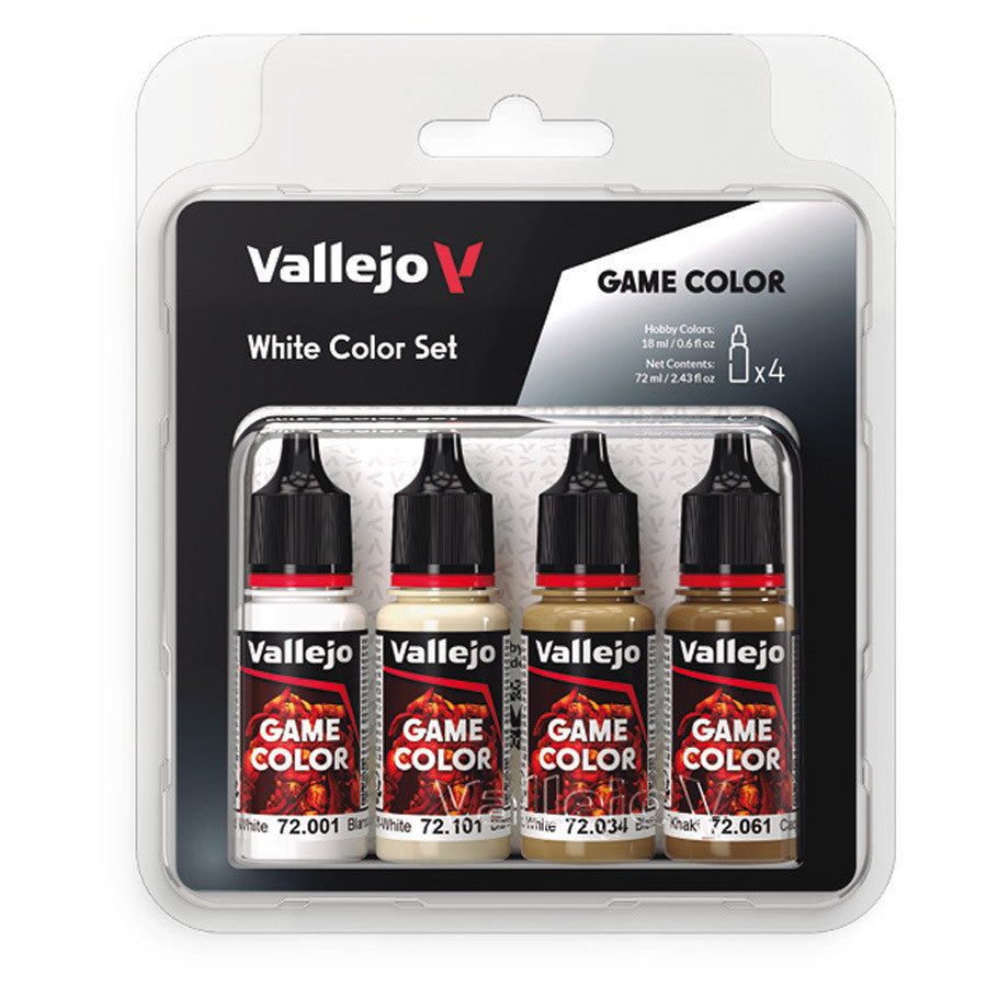 Vallejo Game Color: Paint Set - White (4)