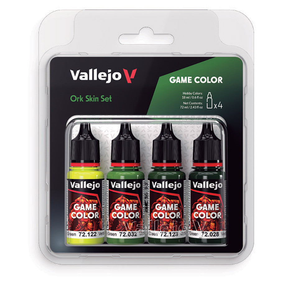 Vallejo Game Color: Paint Set - Ork Skin (4)