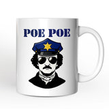 Police Edgar Allan Poe Poe Personalized Mug, Funny Gift with Custom Name