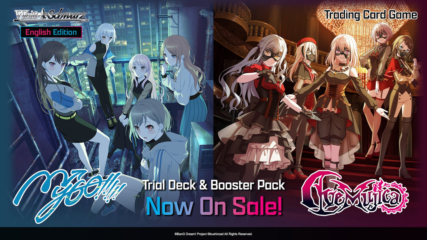 Weiss Schwarz MyGO!!!!! × Ave Mujica Booster Pack | Official Bushiroad TCG