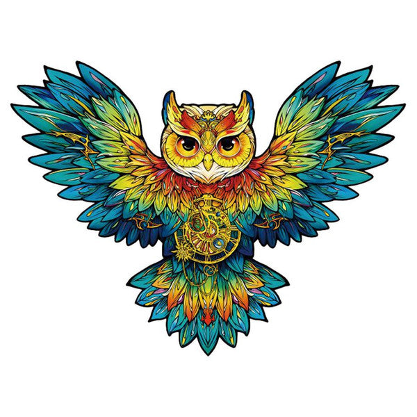 Wooden Puzzle: Owl