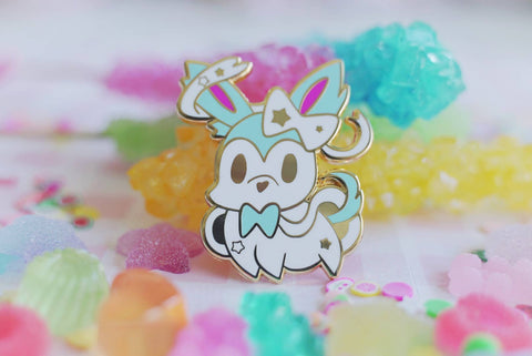 Pokemon: Mimikyu Shiny Sylveon Enamel Pin