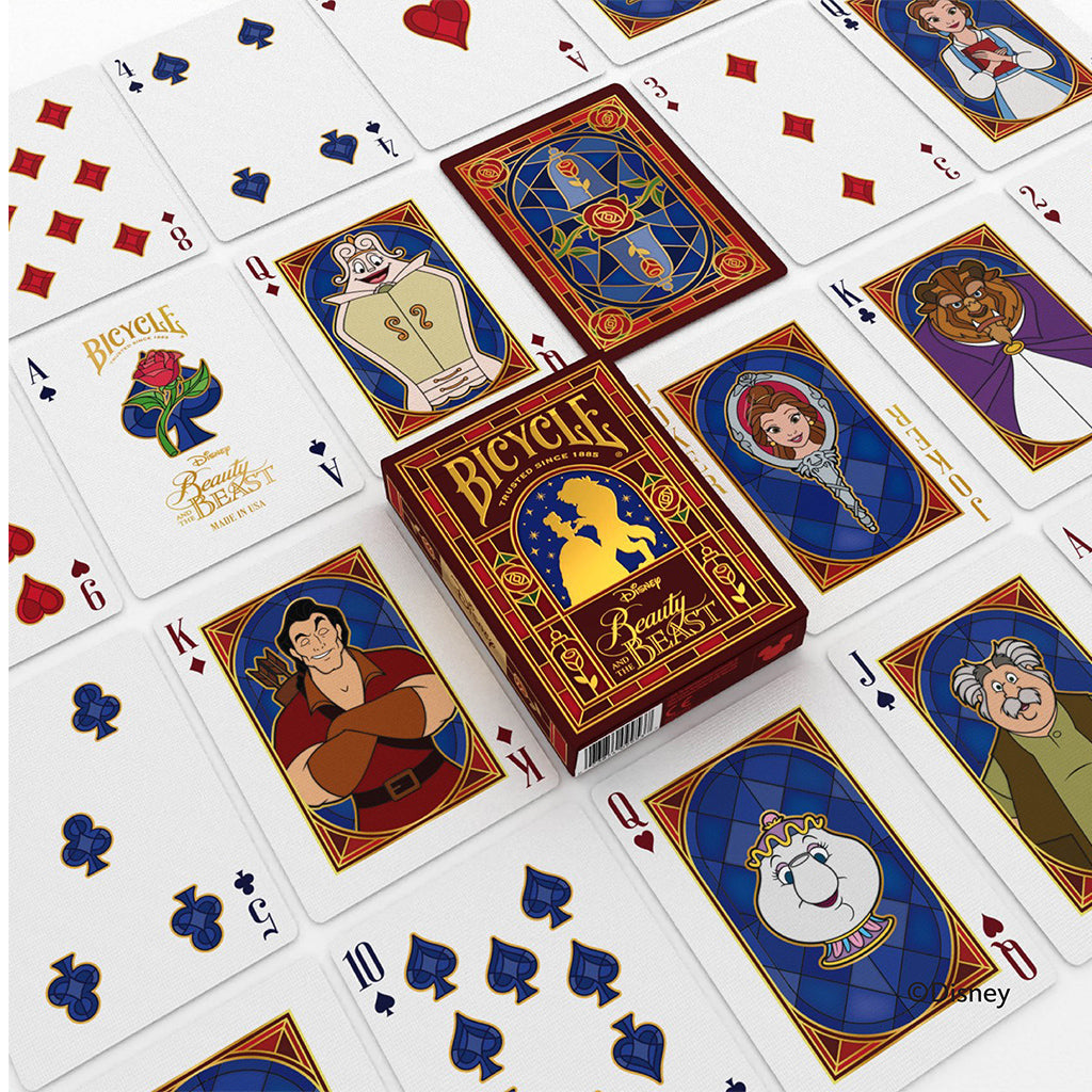Bicycle Disney Beauty and the Beast Playing Cards