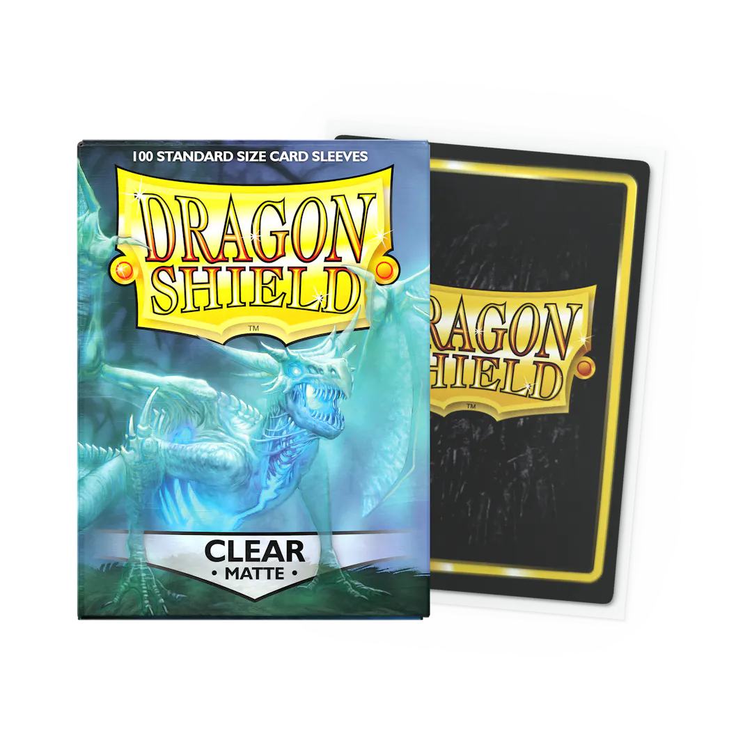Clear - Matte Sleeves - Standard Size Clear - Matte Sleeves - Standard Size