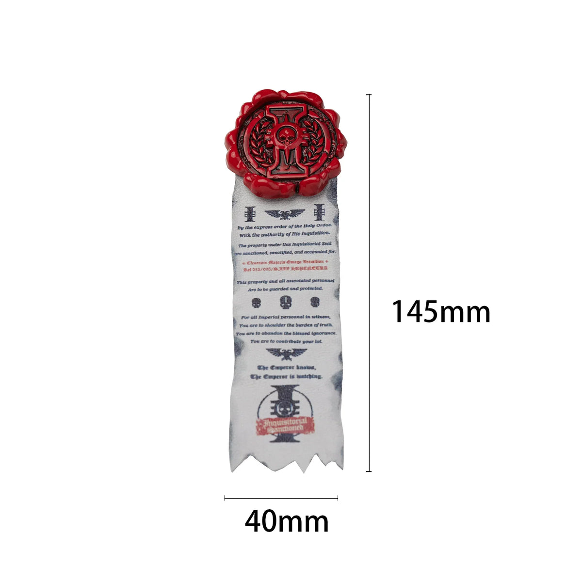 Starforged: Purity Seal - Imperial Inquistion Grey Knights Pin+Sticker