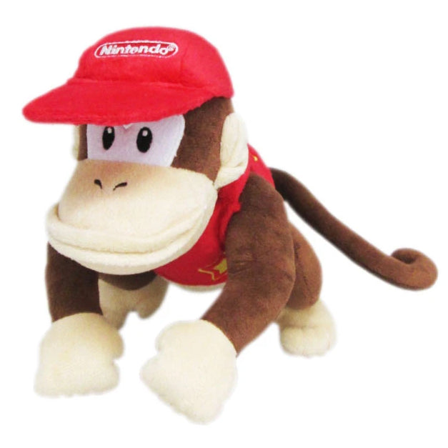 Little Buddy Super Mario All Star Diddy Kong 9" Plush - Official Nintendo
