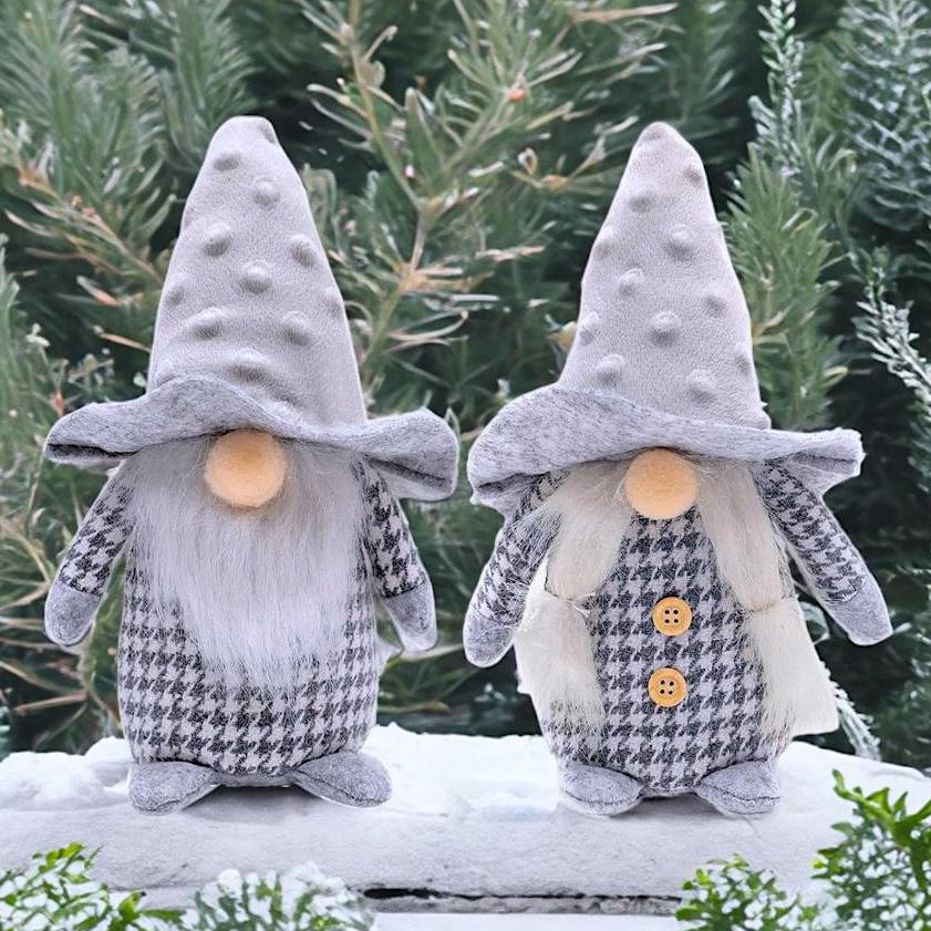 Nordic Charm Gnome Large Set, Scandinavian Christmas Theme