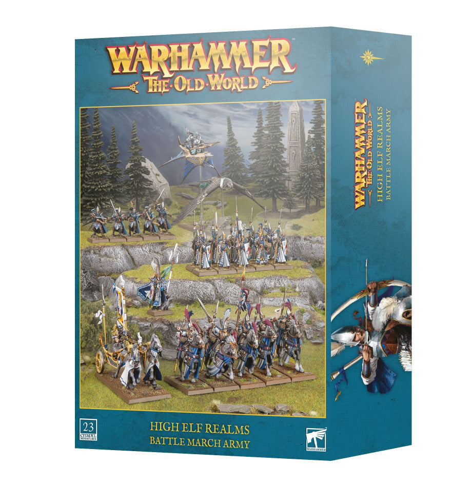 Warhammer: the Old World - High Elf Realms - Battle March Army