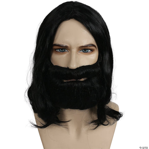 Men's Biblical Wig & Beard Set