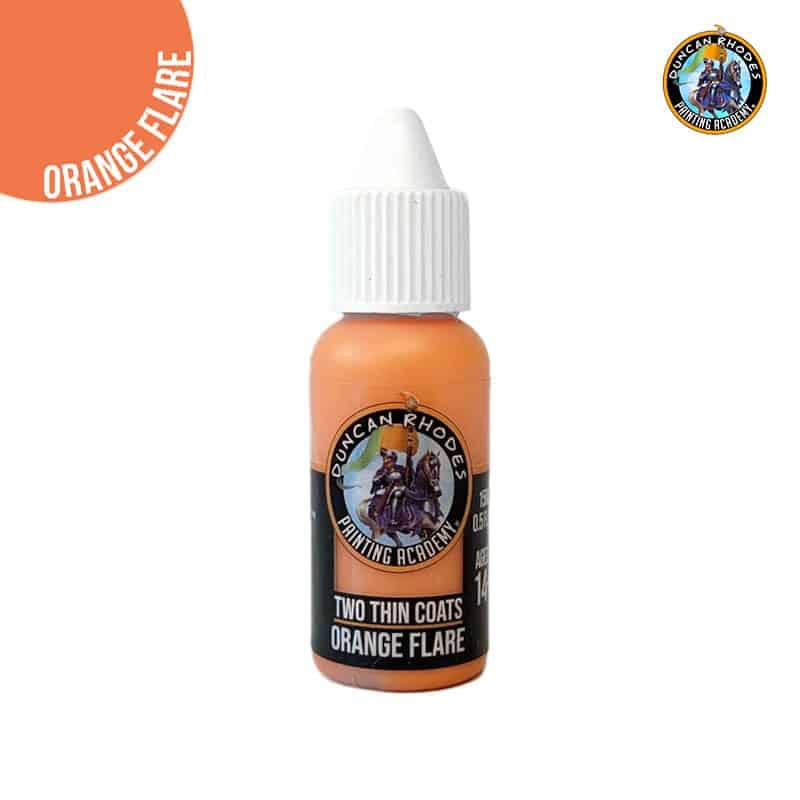 Two Thin Coats Highlight: Orange Flare
