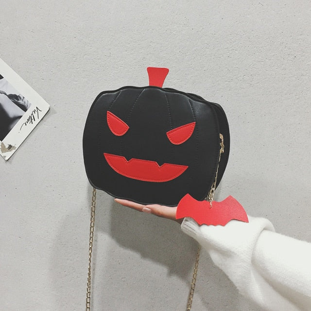Halloween Pumpkin Shaped Shoulder Bag