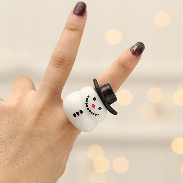 Square Night Bling Ring Led Party Music